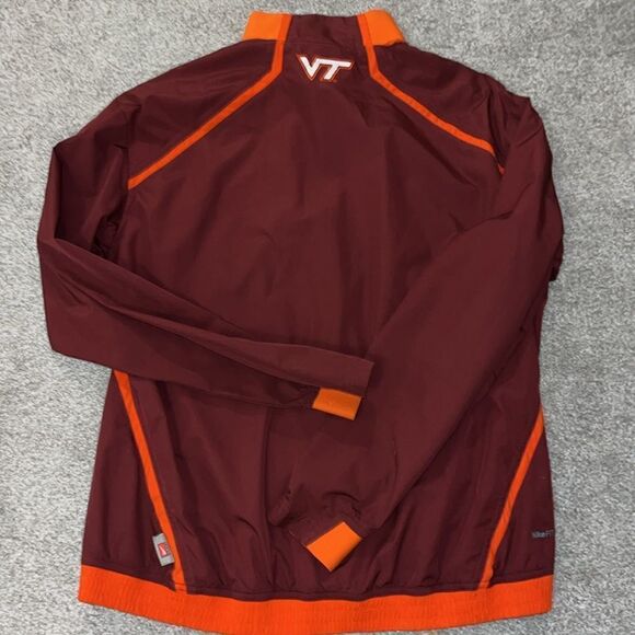Boys Nike team authentic Virginia VT Tech Hokie’s team youth jacket full zipper - Picture 9 of 9